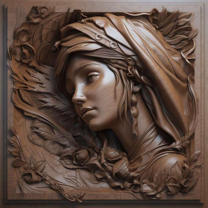 نموذج ثلاثي الأبعاد لآلة CNC 3D Art 